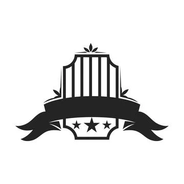 Vintage Retro Vector Logo: Timeless Design for Banners Stock Illustration