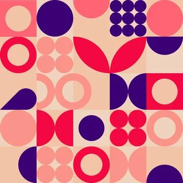 Vintage retro vector seamless pattern. Abstract geometric shape ornament wi.. 스톡 일러스트