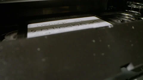 Vintage, retro, VHS machine internal mechanism Stock Footage 229188534