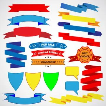 Vintage ribbons Stock Illustration