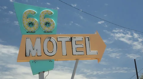 Vintage Road Sign Stock Footage 36738180