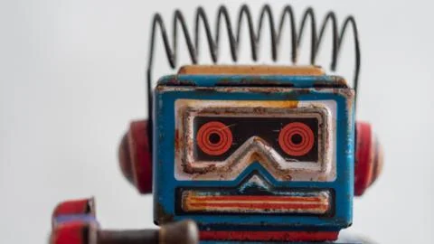 Vintage robot Stock Photos