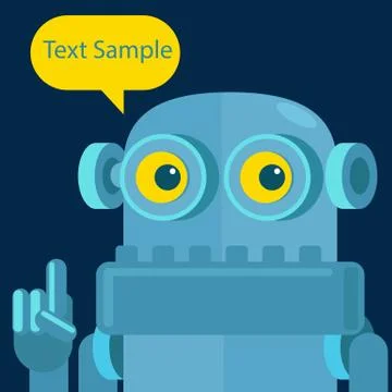 Vintage robots Stock Illustration