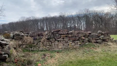 Vintage rock wall Video stock 259346655