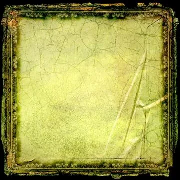 Vintage rococo frame Stock Illustration