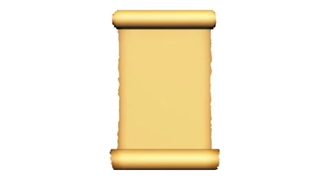 Vintage roll of parchment Stock Footage 137121061
