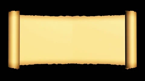 Vintage roll of parchment Stock Footage 137121088