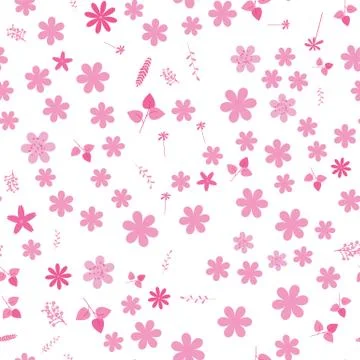 Vintage romantic trendy seamless pattern Stock Illustration