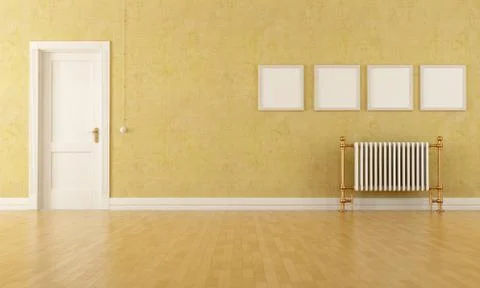 Vintage room Stock Illustration