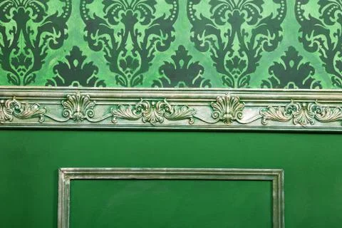 Vintage room interior elements from the inside and the decor Stock Photos