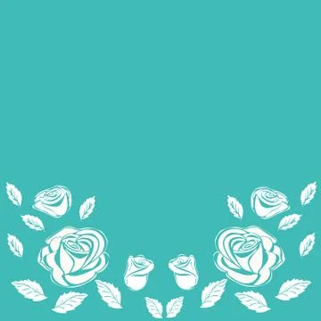Vintage rose decorative piece of background Stock Illustration