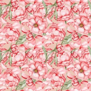 Vintage rose pattern Stock Illustration
