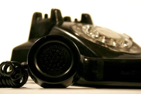 Vintage rotary phone Stock Photos