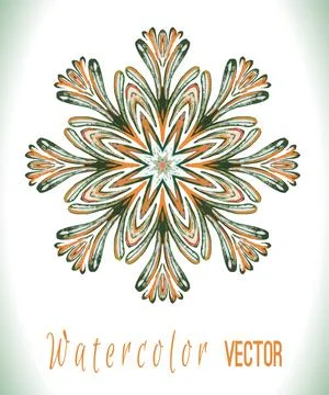 Vintage round border. 스톡 일러스트