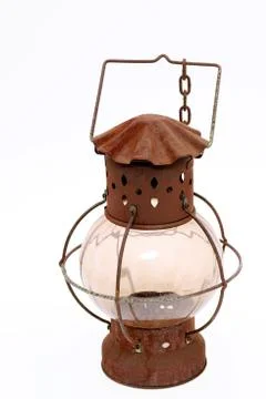 Vintage rusty flashlight Foto stock