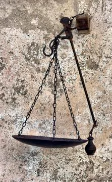 Vintage rusty scales Stock Photos