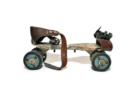 Vintage rusty skate Stock Photos