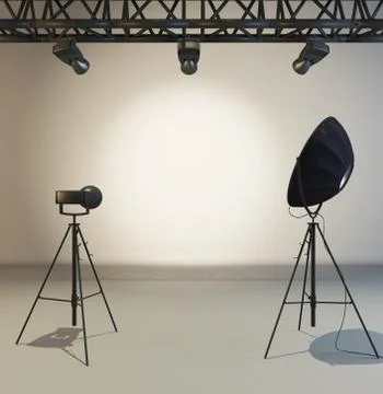 Vintage scene under tree spotlight Stock Illustration