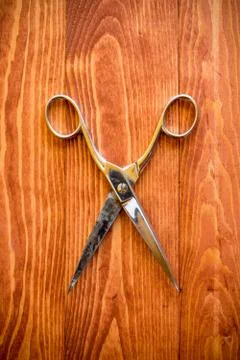 Vintage scissors Stock Photos