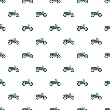 Vintage scooter motorcycle seamless pattern background 스톡 일러스트