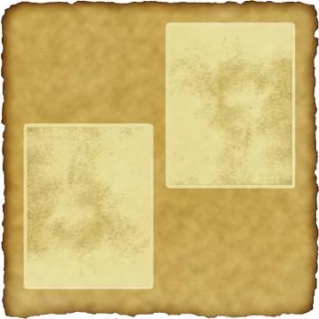 Vintage scrapbook old paper with frames Stock Illustration