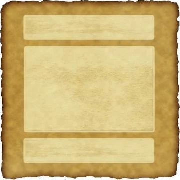 Vintage scrapbook old paper with frames Illustrazione stock