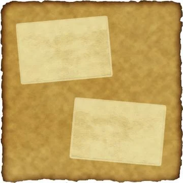 Vintage scrapbook old paper with frames Stock Illustration