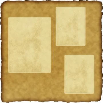 Vintage scrapbook old paper with frames Stock Illustration