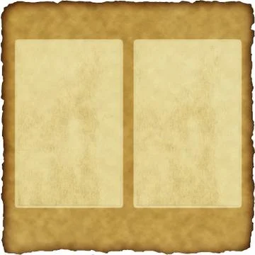 Vintage scrapbook old paper with frames Stock Illustration