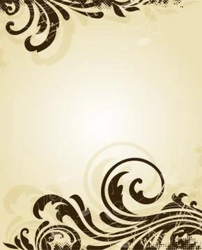 Vintage scratched background Stock Illustration