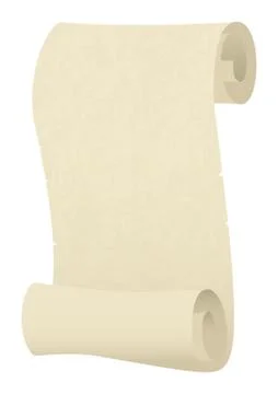 Vintage scroll paper Stock Illustration