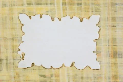 Vintage scroll on papyrus. Background for text, design and creativity. Foto stock
