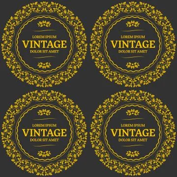Vintage Seamless Background Stock Illustration