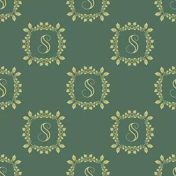 Vintage Seamless Background Stock Illustration