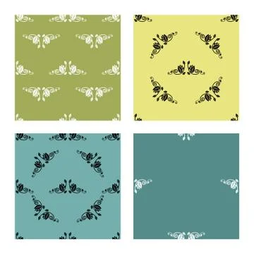 Vintage Seamless Background Stock Illustration