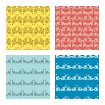 Vintage Seamless Background Stock Illustration