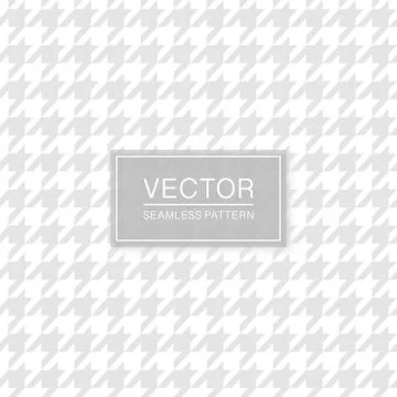 Vintage seamless cloth pattern - repeatable geometric design. White and grey Stockillustratie