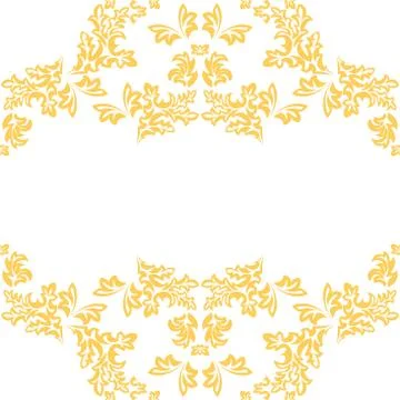 Vintage seamless damask pattern. Tile. Hand drawn background. Wallpaper in Vi Stock Illustration