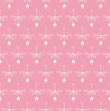 Vintage seamless floral pattern Stock Illustration