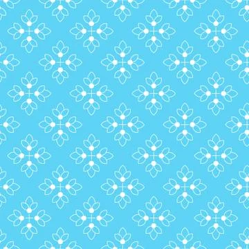 Vintage seamless floral pattern Stock Illustration