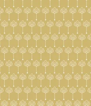 Vintage seamless floral pattern Stock Illustration