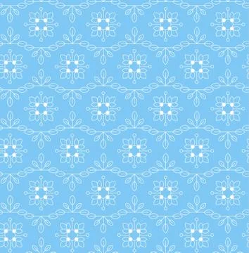 Vintage seamless floral pattern Stock Illustration