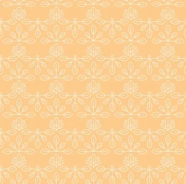 Vintage seamless floral pattern Illustrazione stock