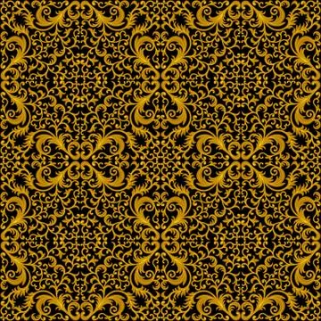 Vintage seamless floral pattern Stock Illustration