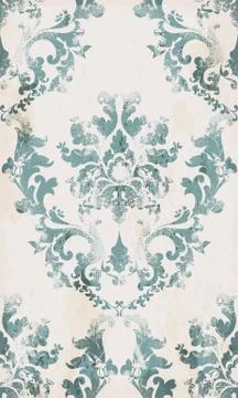 Vintage seamless ornament pattern Vector. Baroque classic background. Royal v Stock Illustration