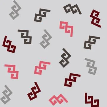 Vintage seamless pattern and background for web and mobile applications Illustrazione stock