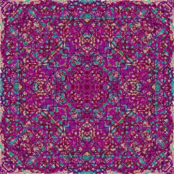 Vintage seamless pattern in Arabic style. Stock Illustration