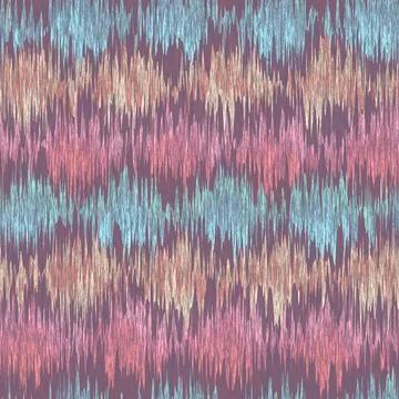 Vintage seamless pattern in Ikat style. Pattern for holidays in retro style.. Stock Illustration