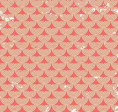 Vintage seamless pattern Illustrazione stock
