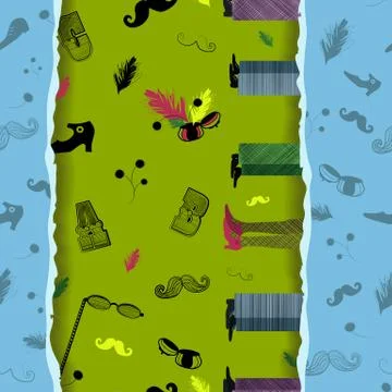 Vintage Seamless Pattern Stock Illustration